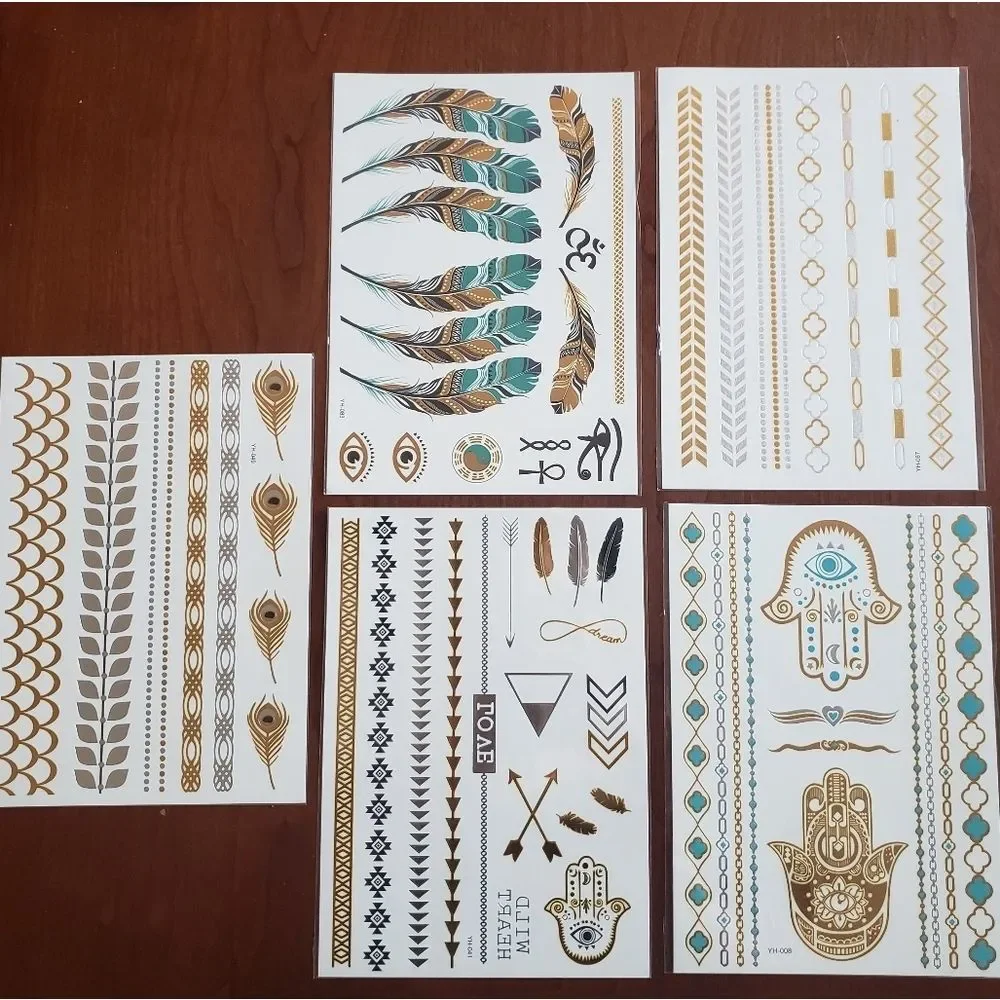 Flash Tattoos - Metallic beach - Picture 2 of 7